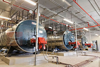 某上海能源科技公司沙特阿拉伯三臺(tái)WNS5-1.25-YQ燃?xì)庹羝仩t